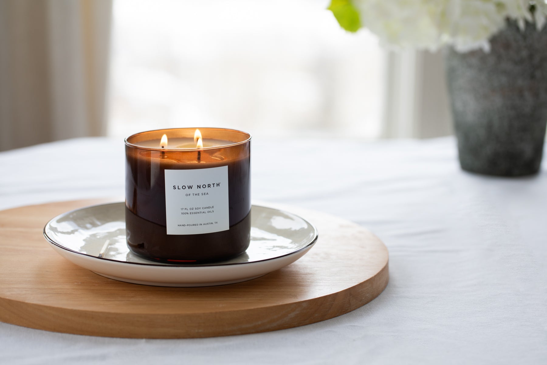 Of The Sea (Eucalyptus + Lavender + Peppermint) - Signature 3-Wick Candle
